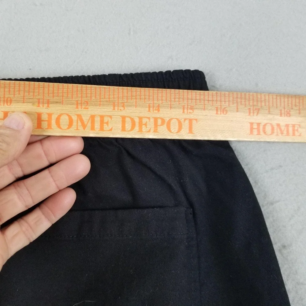 Old Navy Pants Mens Large Black Comfort Waistband Casual Relaxed Fit Cotton